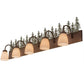 Meyda Lighting Tall Pines 48" 5-Light Brown Vanity Light