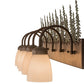 Meyda Lighting Tall Pines 48" 5-Light Brown Vanity Light