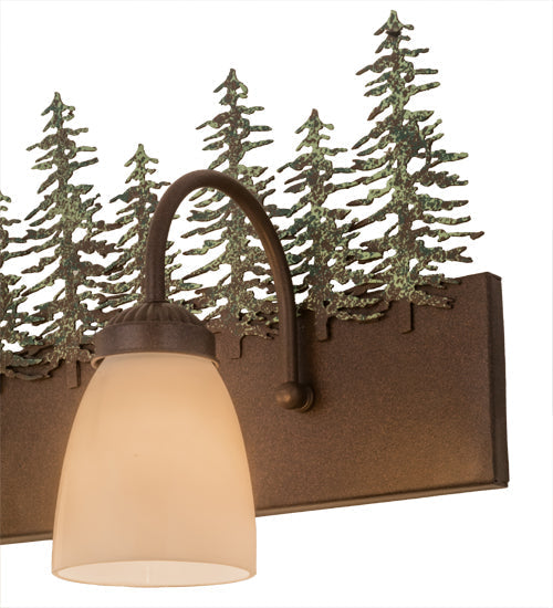 Meyda Lighting Tall Pines 48" 5-Light Brown Vanity Light