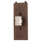 Meyda Lighting Tall Pines 5" 2-Light Mahogany Bronze Wall Sconce With Silver Mica Shade Glass