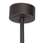 Meyda Lighting Tall Pines 56" 16-Light Oil Rubbed Bronze Chandelier With Amber Mica Shade Glass and Fan