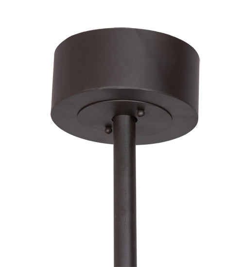 Meyda Lighting Tall Pines 56" 16-Light Oil Rubbed Bronze Chandelier With Amber Mica Shade Glass and Fan