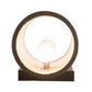 Meyda Lighting Tall Pines 6" 2-Light Black Satin Wrought Iron Wall Sconce With Amber Mica Shade Glass