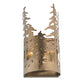 Meyda Lighting Tall Pines 6" Antique Copper Wall Sconce