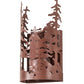 Meyda Lighting Tall Pines 6" Rust Wall Sconce