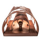 Meyda Lighting Tall Pines 6" Rust Wall Sconce