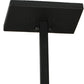 Meyda Lighting Tall Pines 60" 4-Light Textured Black Island Pendant Light With Silver Mica Shade Glass