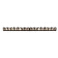 Meyda Lighting Tall Pines 72" 10-Light Light Burnished Antique Copper Vanity Light With Clear Frosted Shade Glass