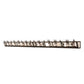 Meyda Lighting Tall Pines 72" 10-Light Light Burnished Antique Copper Vanity Light With Clear Frosted Shade Glass