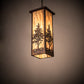 Meyda Lighting Tamarack 14" Vintage Copper Pendant Light With Travertine Idalight Shade Glass