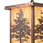 Meyda Lighting Tamarack 190096 14" Vintage Copper Pendant Light With Travertine Idalight Shade Glass