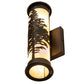 Meyda Lighting Tamarack 5" 2-Light Oil Rubbed Bronze Wall Sconce With Sahara Taupe Idalight Shade