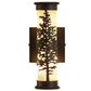 Meyda Lighting Tamarack 5" 2-Light Oil Rubbed Bronze Wall Sconce With Sahara Taupe Idalight Shade