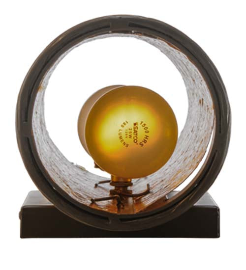 Meyda Lighting Tamarack 5" 2-Light Timeless Bronze Wall Sconce With Amber Mica Shade Glass