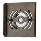 Meyda Lighting Tamarack 5" 2-Light Timeless Bronze Wall Sconce With Amber Mica Shade Glass