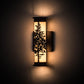 Meyda Lighting Tamarack 5" Cafe Noir Wall Sconce With Beige Sahara Taupe Idalight Shade