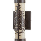 Meyda Lighting Tamarack 5" Cafe Noir Wall Sconce With Beige Sahara Taupe Idalight Shade