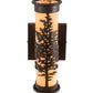 Meyda Lighting Tamarack 5" Cafe Noir Wall Sconce With Beige Sahara Taupe Idalight Shade