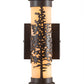 Meyda Lighting Tamarack 5" Cafe Noir Wall Sconce With Beige Sahara Taupe Idalight Shade