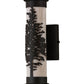 Meyda Lighting Tamarack 5" Oil Rubbed Bronze Wall Sconce With Beige Fleshtone Shade Glass