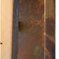 Meyda Lighting Tamarack 8" Dark Burnished Antique Copper Wall Sconce With Beige Iridescent Shade Glass