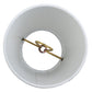 Meyda Lighting Taos 5" White Glossy Parchment Shade