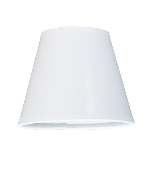 Meyda Lighting Taos 5" White Glossy Parchment Shade