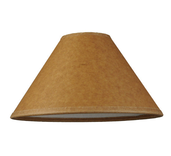 Meyda Lighting Taos 8"W x 4"H Brown Parchment Shade