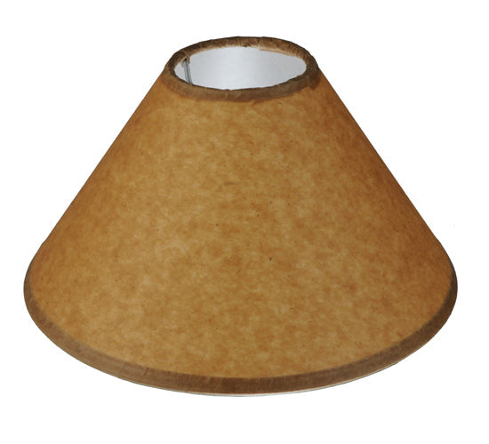 Meyda Lighting Taos 8"W x 4"H Brown Parchment Shade