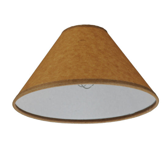 Meyda Lighting Taos 8"W x 4"H Brown Parchment Shade