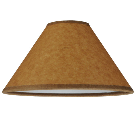 Meyda Lighting Taos 8"W x 4"H Brown Parchment Shade