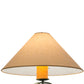 Meyda Lighting Tara 32" Tarnished Copper Table Lamp With Beige Shade
