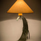 Meyda Lighting Tara 32" Tarnished Copper Table Lamp With Beige Shade