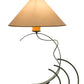 Meyda Lighting Tara 32" Tarnished Copper Table Lamp With Beige Shade