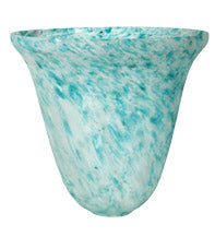 Meyda Lighting Teal Dapple 10" Shade Glass