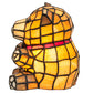 Meyda Lighting Teddy Bear 7" Accent Table Lamp With Amber Shade Glass