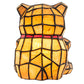 Meyda Lighting Teddy Bear 7" Accent Table Lamp With Amber Shade Glass