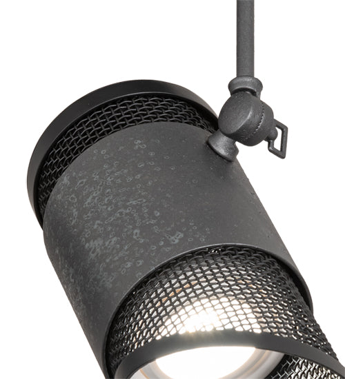 Meyda Lighting Telluride Magic 18" 2-Light Natural Iron & Solar Black Pendant Light