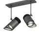 Meyda Lighting Telluride Magic 18" 2-Light Natural Iron & Solar Black Pendant Light
