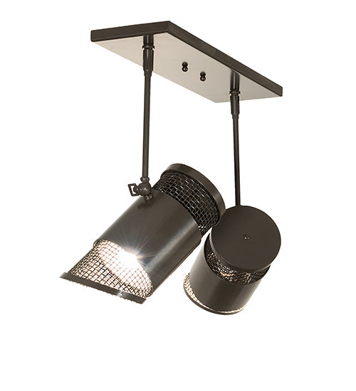 Meyda Lighting Telluride Magic 18" 2-Light Timeless Bronze Pendant Light