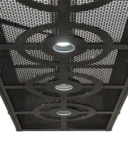 Meyda Lighting Telluride Magic 72" 11-Light Natural Iron & Solar Black Island Pendant Light