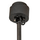 Meyda Lighting Telluride Magic 72" 11-Light Natural Iron & Solar Black Island Pendant Light