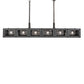 Meyda Lighting Telluride Magic 72" 11-Light Natural Iron & Solar Black Island Pendant Light