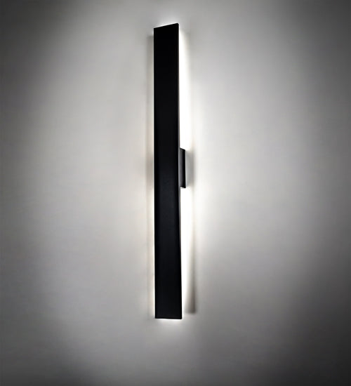 Meyda Lighting Tente 5" LED Flat Black Wall Sconce