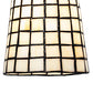 Meyda Lighting Terra Bone 5" Mahogany Bronze Mini Pendant Light With Beige Shade Glass