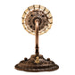 Meyda Lighting Terra Bone 6" Mahogany Bronze Wall Sconce With Beige Stained Shade Glass