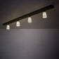 Meyda Lighting Terra Bone 98" 4-Light Oil Rubbed Bronze Island Pendant Light With Beige Terra Bone Shade