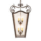 Meyda Lighting Tessa 28" 8-Light Petzite Pendant Light With Clear Seeded Shade Glass