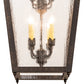 Meyda Lighting Tessa 28" 8-Light Petzite Pendant Light With Clear Seeded Shade Glass