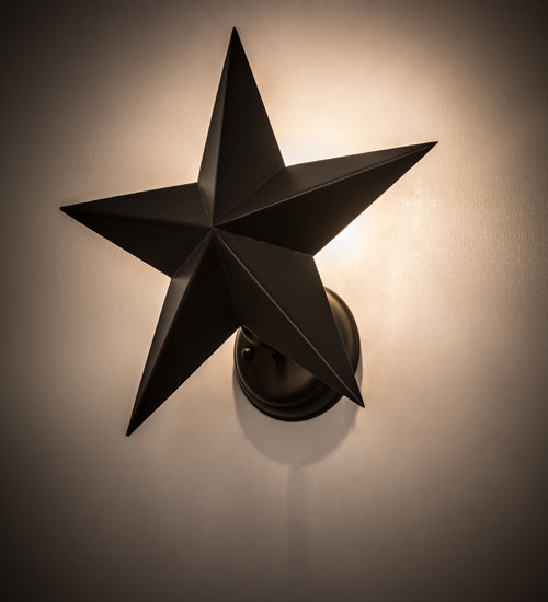 Meyda Lighting Texas Star 15" Timeless Bronze Vein Wall Sconce
